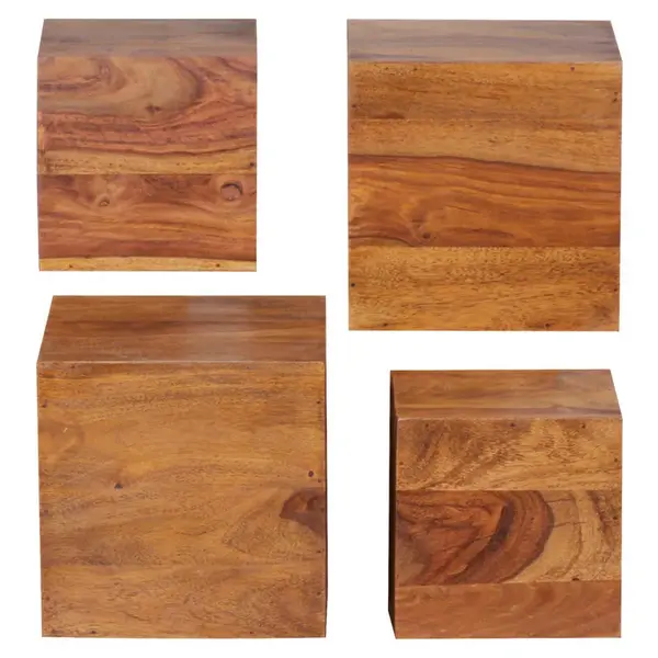 MID.YOU NÁSTĚNNÝ REGÁL, sheesham,