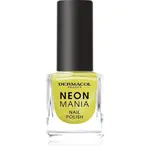 Dermacol Neon Mania lak na nehty odstín 4 Lemon pop 5 ml