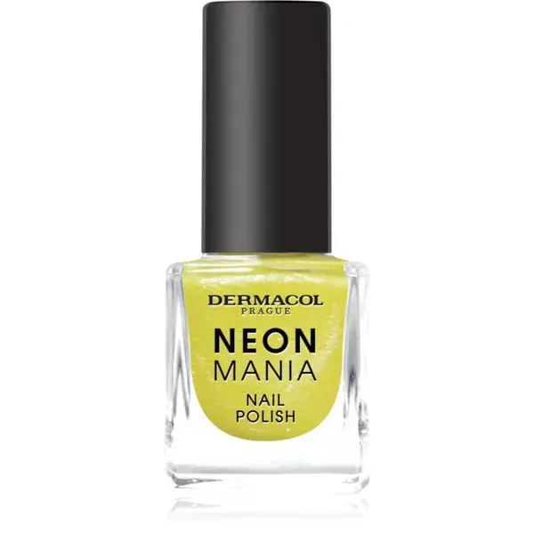 Dermacol Neon Mania lak na nehty odstín 4 Lemon pop 5 ml