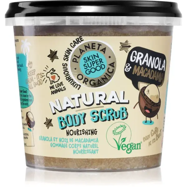 Organic Shop Skin Super Good vyživující tělový peeling 360 ml