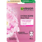 Garnier Oživující textilní maska s výtažkem ze sakury Skin Naturals (Hydra Bomb Sheet Mask) 28 g