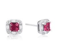 MOISS Luxusní stříbrné náušnice se zirkony E0003552