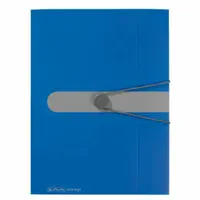 Herlitz - Desky s gumou A4 modré