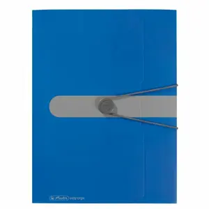 Herlitz - Desky s gumou A4 modré