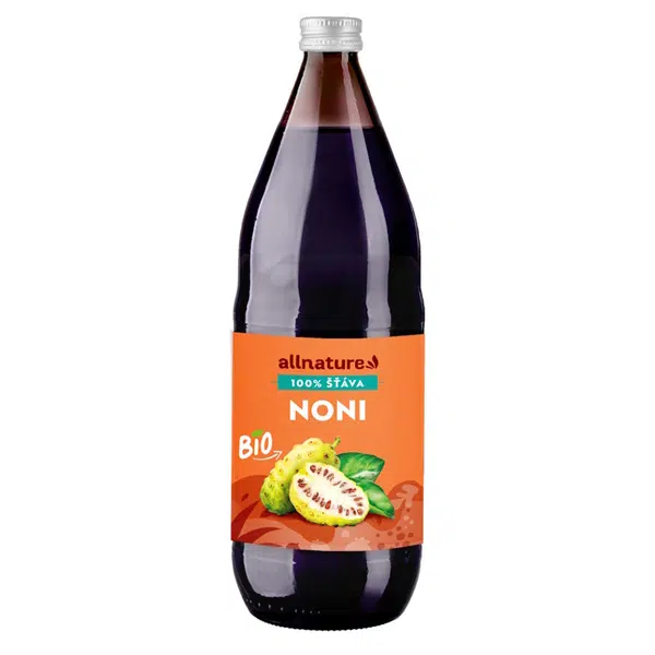 ALLNATURE Noni premium šťáva BIO 1000 ml, poškozený obal