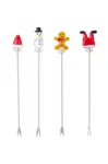 Sada vidliček na jednohubky Bloomingville Feliz Cocktail Fork 4-pack
