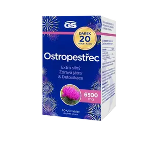 GS Ostropestřec 6500 mg, 80 tablet