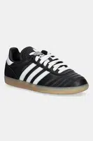 Dětské kožené tenisky adidas Originals SAMBA černá barva, JQ1326
