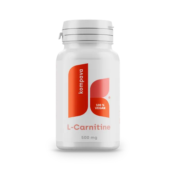 KOMPAVA L-karnitin 500mg/90 kapslí