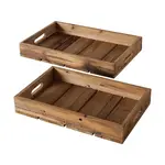 Sada táců Boltze Umbria 2-pack béžová barva