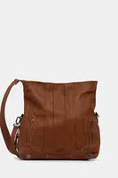 Kabelka Desigual EMBRO PATCH LOVERTY C hnědá barva, 25WAXPA8