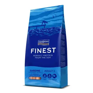 Fish4Dogs Granule malé pro dospělé psy Finest sardinka se sladkými bramborami 6 kg, 1+