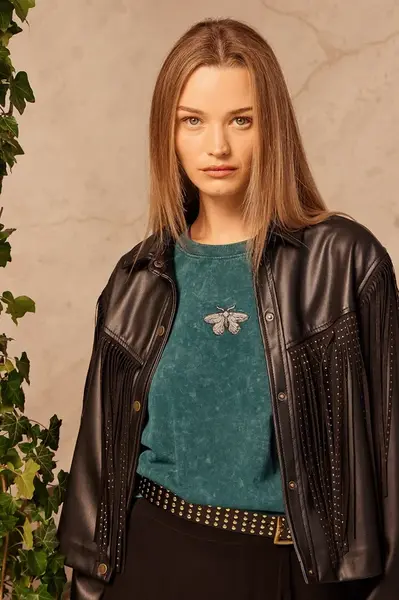 Bavlněné tričko Medicine dámské, zelená barva