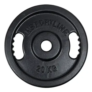 inSPORTline Litinový olympijský kotouč  Castblack OL 20 kg 50mm