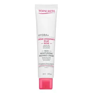 Topicrem HYDRA+ Rich Moisturising Radiance Cream vyživující krém pro suchou pleť 40 ml