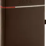 Denní diář 2026 Tomy hnědo-červený