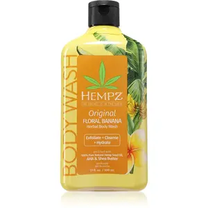 HEMPZ Floral Banana sprchový gel na tělo 500 ml