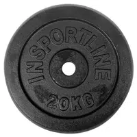 inSPORTline Litinové závaží  Castblack 20 kg 30mm