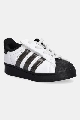 Dětské tenisky adidas Originals SUPERSTAR LED LIGHTS bílá barva, JS1293