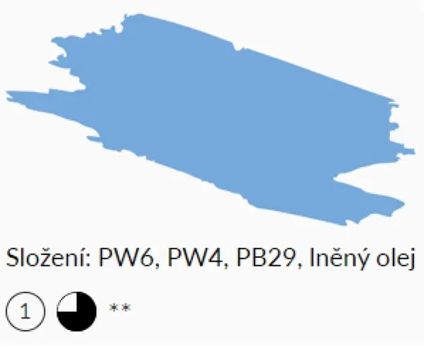 Olejová barva Umton 20ml – 0065 Královská modř tmavá