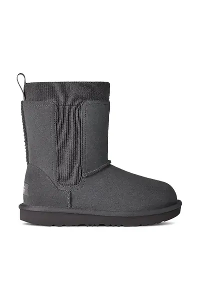 Dětské sněhule UGG CLASSIC II STRETCH CUFF šedá barva, 1171238K