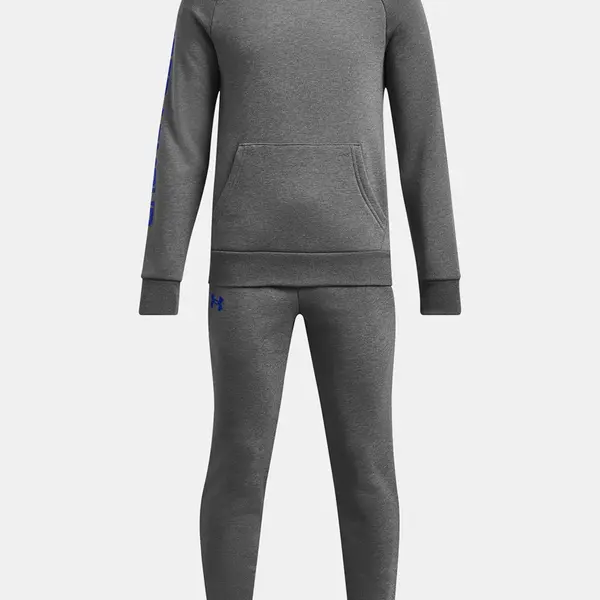 Sada chlapčenskej mikiny a teplákov v šedej farbe Under Armour Rival