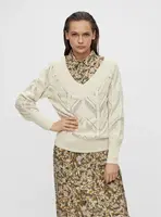 Krémový sveter .OBJECT Melanie