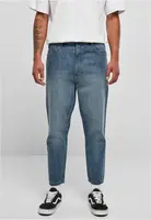 Men's Cropped Tapered Jeans Blue