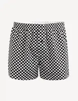 Čierne pánske vzorované trenírky Celio Giwodam