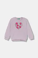 Detská bavlnená mikina United Colors of Benetton