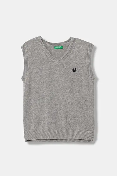 Detská bavlnená vesta United Colors of Benetton