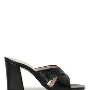 İnci Berthe.k 3fx Black Women's Heeled Slippers