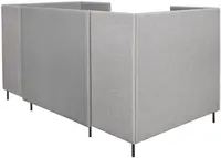 LD SEATING Čalouněná stěna pro trojmístný box KUBIK BOX KB3, KB-WALL3_