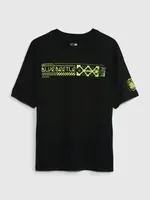 Čierne chlapčenské tričko GAP & DC