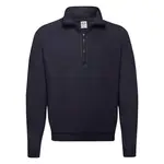Granatowa bluza męska Zip Neck Sweat Fruit of the Loom