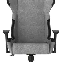 Herní židle DXRacer FORMULA šedo-černá, látková