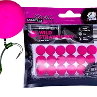 LK Baits Pop-up Extra Wild Strawberry 18mm, 14 ks
