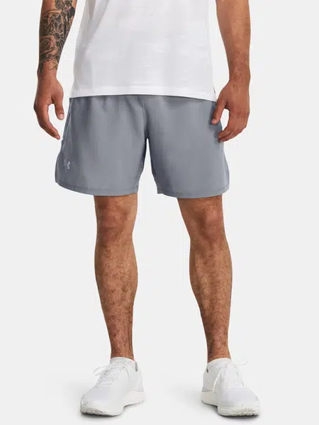 Under Armour Kraťasy LAUNCH ELITE 2in1 7'' SHORT-GRY - Pánské