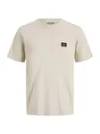 JACK & JONES Tričko 'JJCleveland'  krémová
