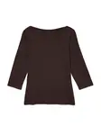 VERO MODA Tričko 'VMPANDA'  tmavohnedá