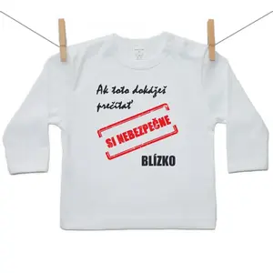 Boodyy Tričko s dlhým rukávom Nebezpečne blízko 116 (5-6 rokov)
