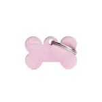MF SMALL BONE ALUMINUM PINK 1,9x3 cm gravírovateľný prívesok