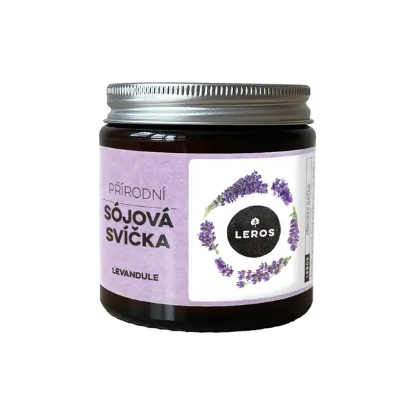 LEROS PRÍRODNÁ SÓJOVA SVIEČKA LEVANDUĽA