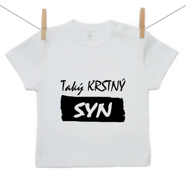 Boodyy Tričko s krátkym rukávom Taký krstný syn 134 (8-9 rokov)