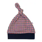 Dojčenská bavlnená čiapočka Checkered, vel. 68 (4-6m)