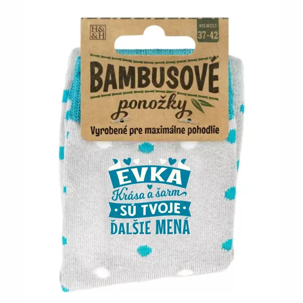 Bambusové ponožky - Evka ALBI