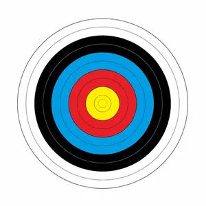 Papírový terč Yate průměr 60 cm 10 ks