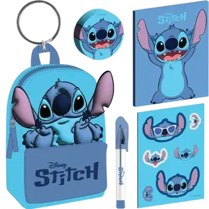 Lilo a Stitch klíčenka s minibatůžkem Stitch