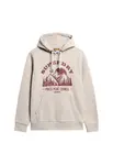 Superdry & Co Mikina  nebielená / rubínová