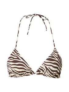 EDITED Bikinový top 'Zyndi'  béžová / hnedá